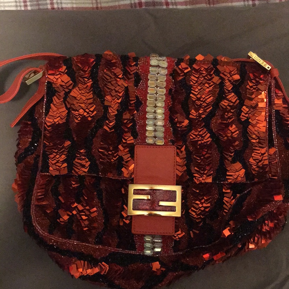 Stunning, excellent condition Sequin Fendi Purse